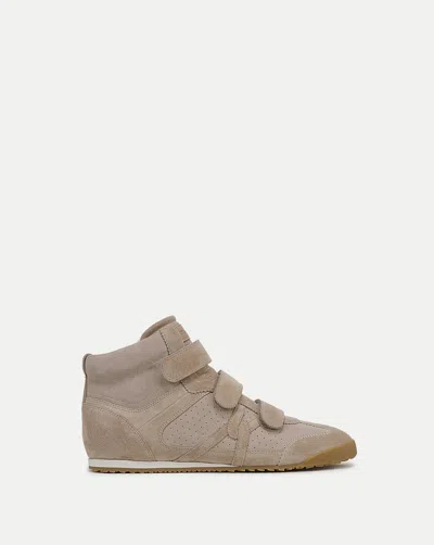 Veronica Beard Nima High-top Velcro Sneaker In Brown