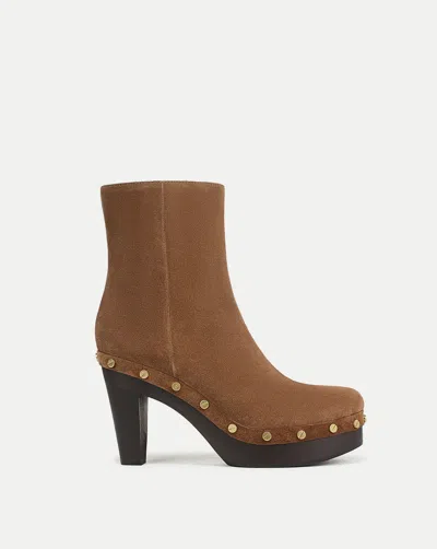 Veronica Beard Gavi Platform Bootie In Brown