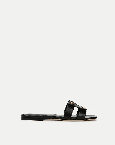 Veronica Beard Via Slide Sandal In Black