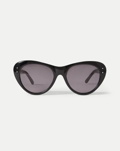 Veronica Beard Edie Cat-eye Sunglasses In Black