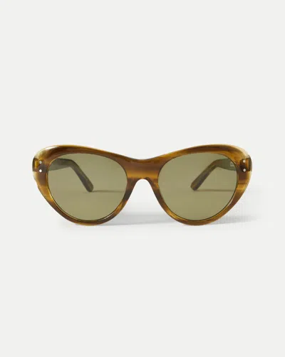 Veronica Beard Edie Cat-eye Sunglasses In Brown