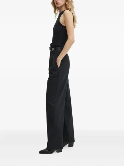 Iro Kotel Belt-loops Trousers In Black