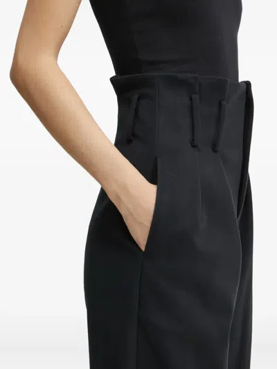 Iro Kotel Belt-loops Trousers In Black