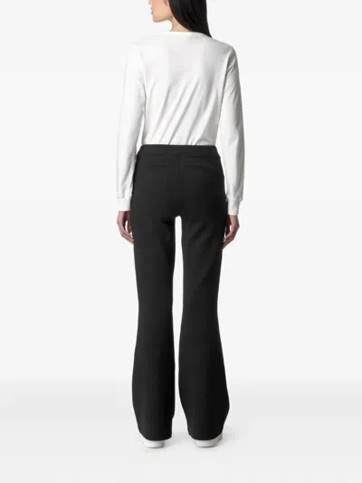 K-way Jenny Logo-patch Trousers In Black