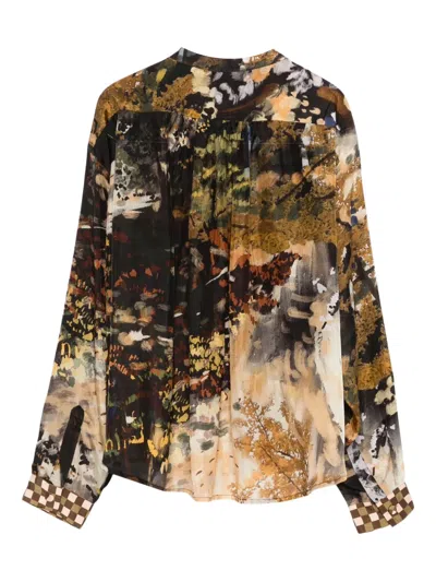 Yavi Hemd Mit Print In Black