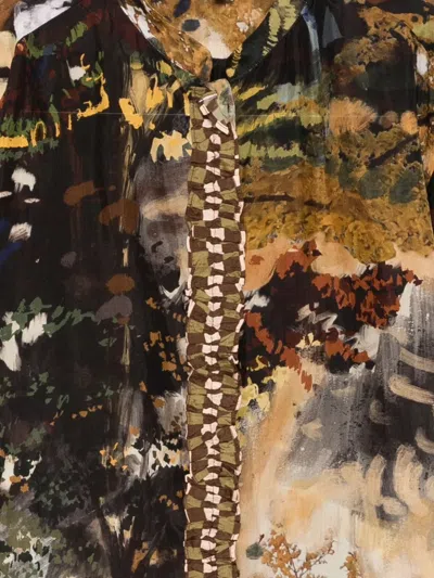 Yavi Hemd Mit Print In Black