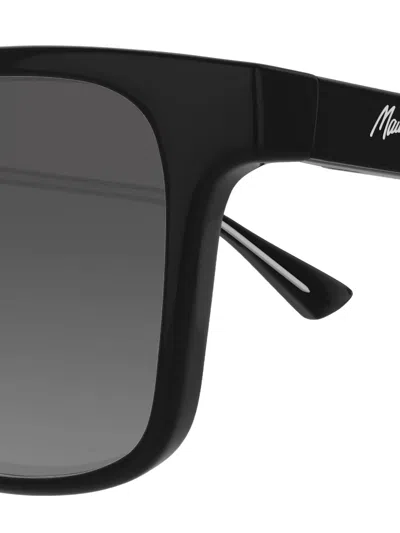 Maui Jim Okina 55mm Polarized Rectangular Sunglasses In Brown