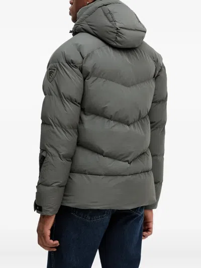 Blauer Zip-fastening Jacket In Black