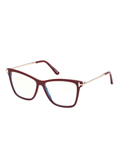 Tom Ford Full-frame Plain Mirror In Red
