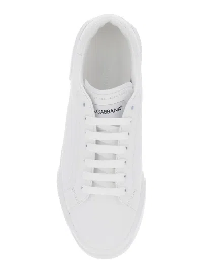 Dolce & Gabbana Dolce&gabbana Portofino White Low Trainer In White