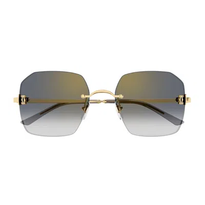 Cartier Ct0591s C De Sunglasses In Gold