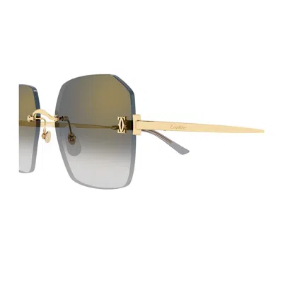 Cartier Ct0591s C De Sunglasses In Gold
