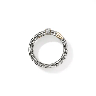 John Hardy Triple Spear Flex Ring, Pavé In Multi