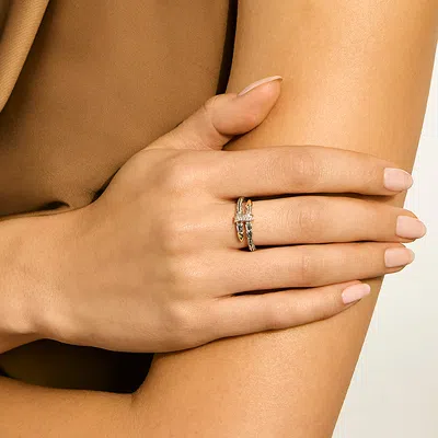 John Hardy Spear Flex Ring, Pavé In Silver