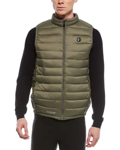 Point Zero Ultralight Quilted Vest In Green