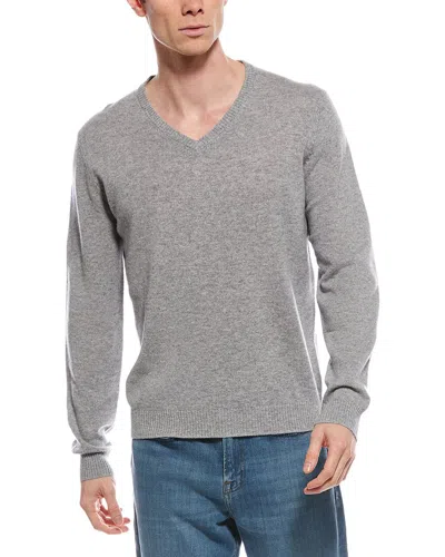 Mette Cashmere V-neck Sweater In Gray
