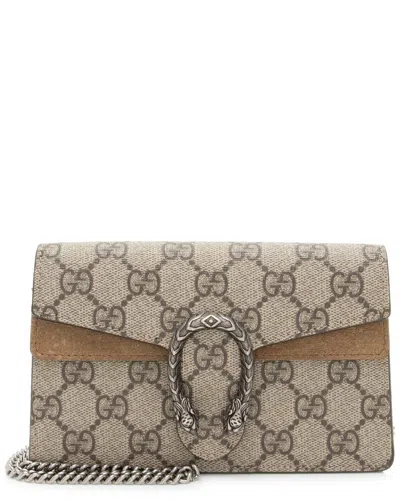 Gucci Dyonisus Shoulder Bags Beige In Brown