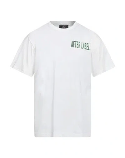 Afterlabel Man T-shirt White Size L Cotton In White