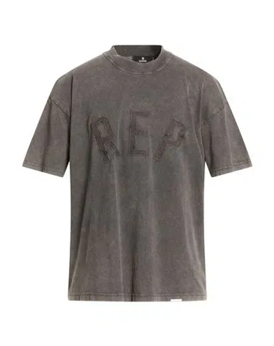 Represent Man T-shirt Charcoal Size Xl Cotton In Gray