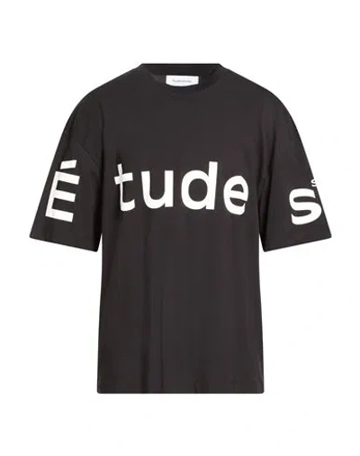 Etudes Studio Études Studio Man T-shirt Black Size L Organic Cotton In Black