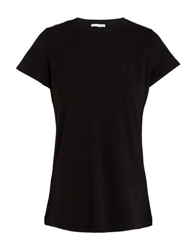 Exte Woman T-shirt Black Size S Cotton In Black