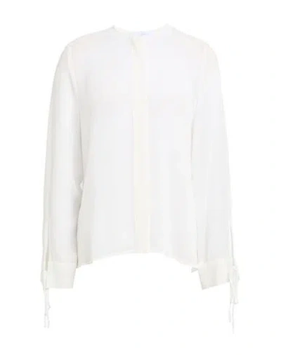 Soallure Woman Shirt White Size 6 Viscose In White