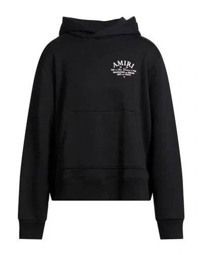 Amiri Man Sweatshirt Black Size Xxl Cotton In Black