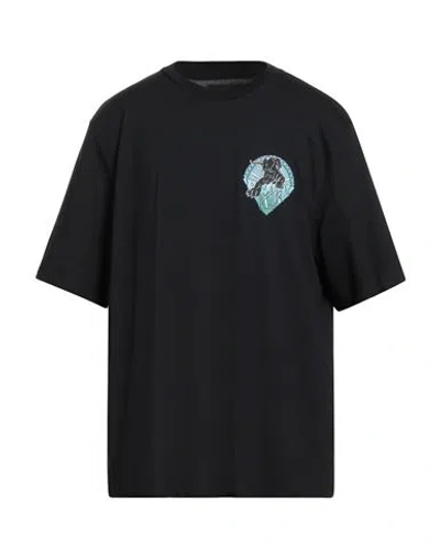 Amiri Man T-shirt Black Size Xxl Cotton In Black