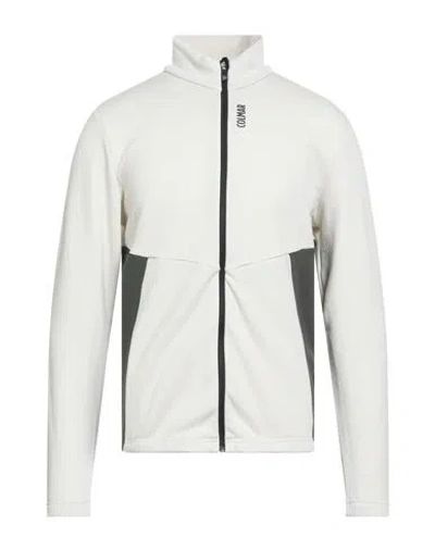 Colmar Man Sweatshirt Ivory Size L Polyester, Elastane In White