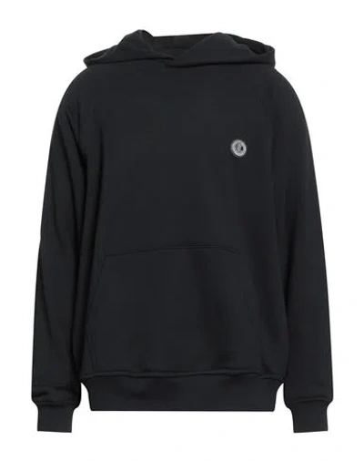 Just Cavalli Man Sweatshirt Black Size Xl Cotton In Black