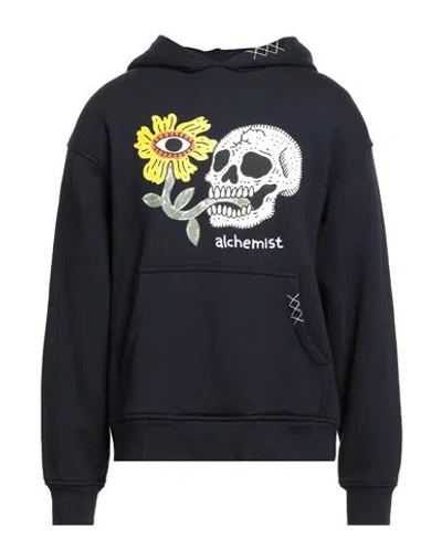 Alchemist Man Sweatshirt Black Size M Cotton In Black