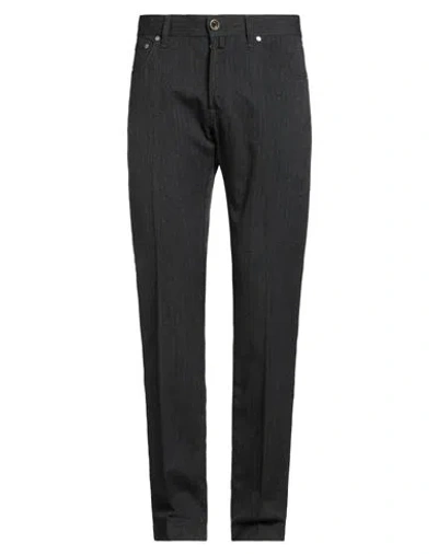 Jacob Cohёn Man Pants Charcoal Size 34 Wool In Gray