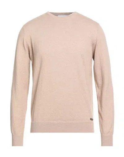 Why Not Brand Man Sweater Sand Size L Cotton, Cashmere In Neutral
