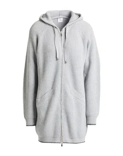 Eleventy Woman Cardigan Light Grey Size S Wool, Viscose, Cashmere In Gray