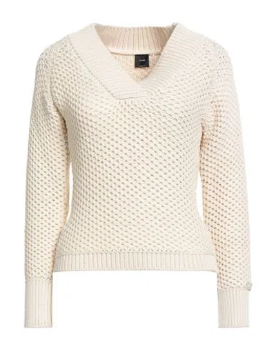 Pinko Woman Sweater White Size L Cotton, Nylon In White