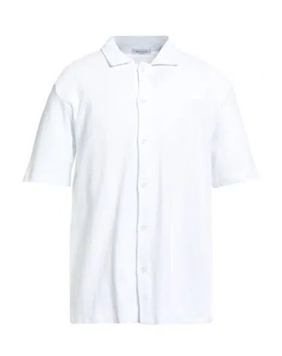 Wool & Co Man Shirt White Size Xxl Cotton In White