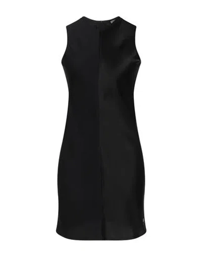 Ami Alexandre Mattiussi Woman Mini Dress Black Size 6 Acetate, Viscose In Black