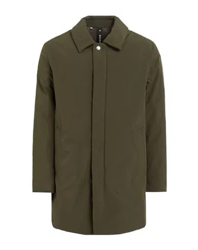 Mackintosh Man Puffer Military Green Size Xl Recycled Polyethylene, Polyethylene In Green