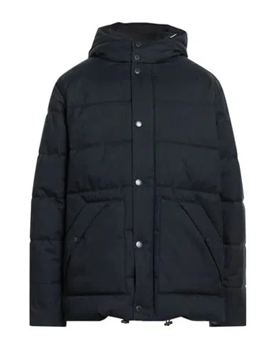 Barbour Man Puffer Midnight Blue Size Xxl Polyester In Blue
