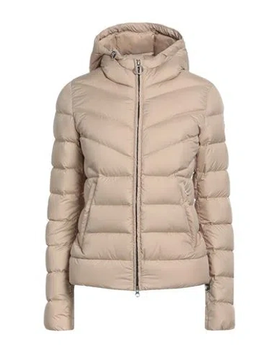 Colmar Woman Puffer Beige Size 2 Polyester In Brown