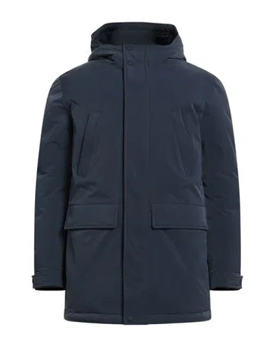 Colmar Man Puffer Navy Size 42 Polyester In Blue