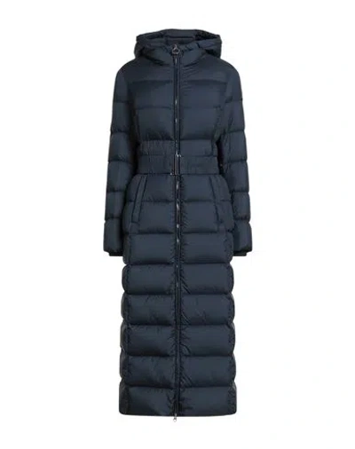 Colmar Woman Puffer Black Size 12 Polyester In Blue