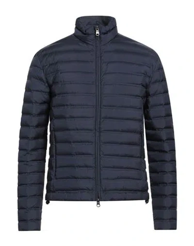 Colmar Man Puffer Midnight Blue Size 46 Polyamide In Blue