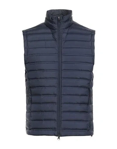 Colmar Man Vest Midnight Blue Size 48 Polyamide In Blue