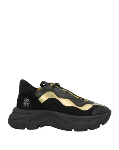 Fabi Woman Sneakers Black Size 5 Leather, Textile Fibers In Black