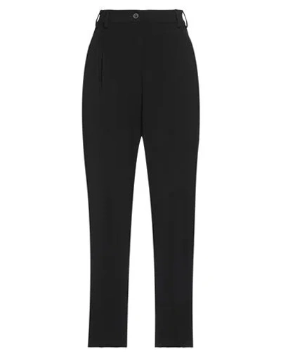 Kartika Woman Pants Black Size 10 Polyester, Viscose, Elastane In Black