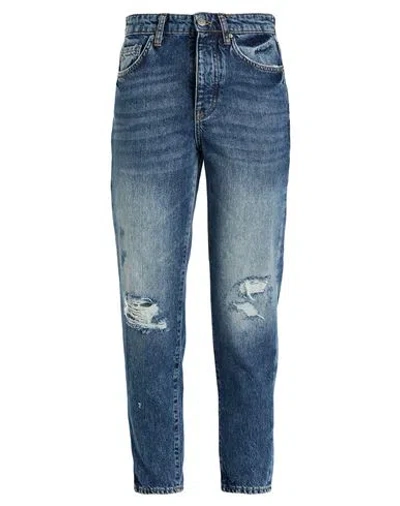 Armani Exchange Woman Jeans Blue Size 32 Cotton In Blue