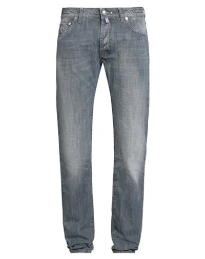 Jacob Cohёn Man Jeans Blue Size 33 Cotton In Gray