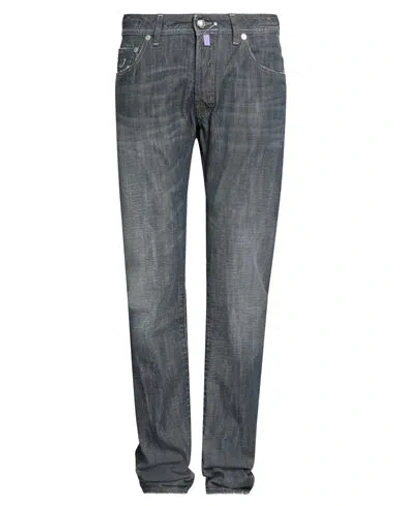 Jacob Cohёn Man Jeans Blue Size 34 Cotton In Gray
