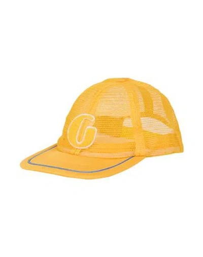 Gallery Dept. Man Hat Yellow Size Onesize Polyester In Gold